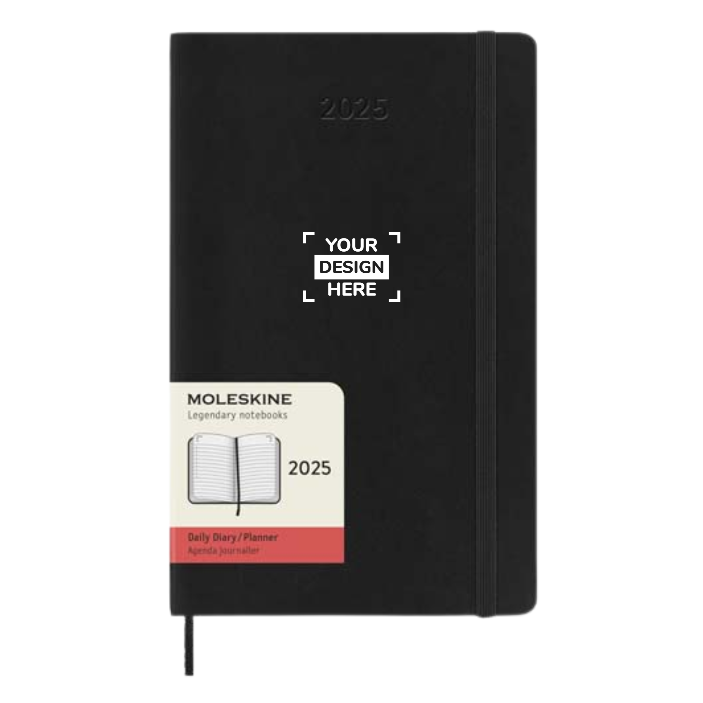 Moleskine 12 maanden dagplanner L | Zuurvrij papier | Van januari tot december 2027 | Zachte kaft | Incl. extra ruimte